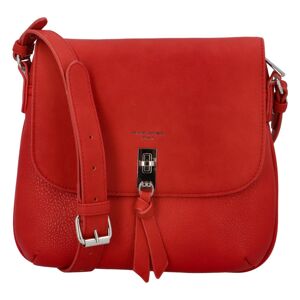 Dámská crossbody kabelka David Jones Emilly - červená