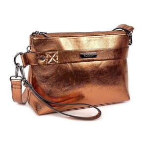 Dámská crossbody kabelka Doca 12772 - bronzová