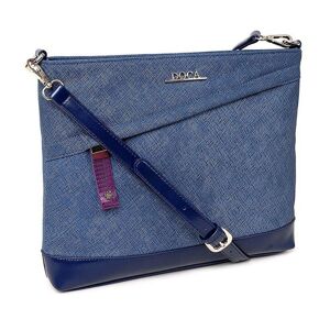 Dámská crossbody kabelka Doca 12827 - modrá