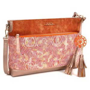Dámská crossbody kabelka Doca 13314 - oranžová