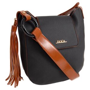 Dámská crossbody kabelka Doca 13407 - černá