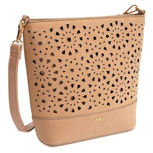 Dámská crossbody kabelka Doca 13454 - béžová