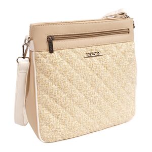 Dámská crossbody kabelka Doca 14606 - krémová