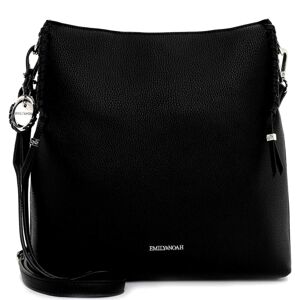 Dámská crossbody kabelka Emily & Noah Flora - černá