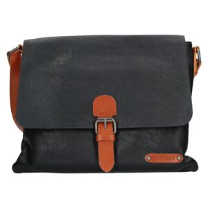 Dámská crossbody kabelka Flora & Co Emma - černo-hnědá