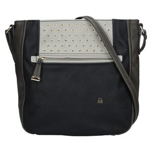 Dámská crossbody kabelka United colors of Benetton Tamara - černo-hnědá