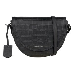 Dámská crossbody kožená kabelka Burkely Moon - černá
