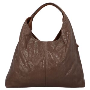 Dámská kabelka přes rameno Paolo Bags Květa - tmavě hnědá