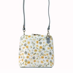 Dámská kožená crossbody kabelka Emily - šedá