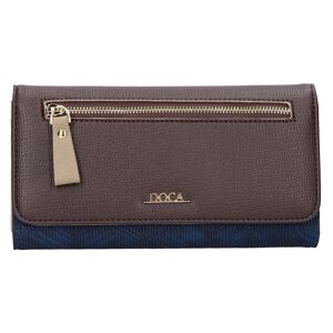 Dámská peněženka Doca 65140 - modro--hnědá