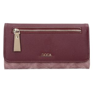 Dámská peněženka Doca 65141 - vínovo-fialová
