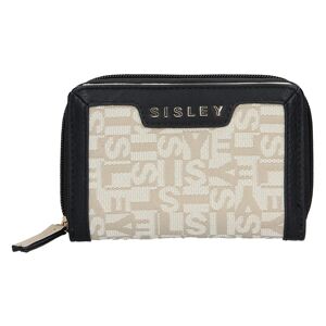 Dámská peněženka Sisley Glory - černo-béžová