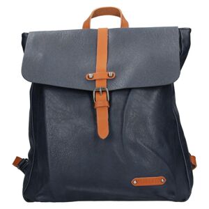 Dámský trendy batoh Flora & Co Ninna - modro-hnědá