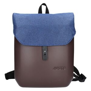 Dámský trendy batoh Justo J-Back - hnědo-modrá
