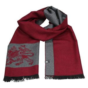 Elegantní pánská šála Lerros Grego - červeno-šedá