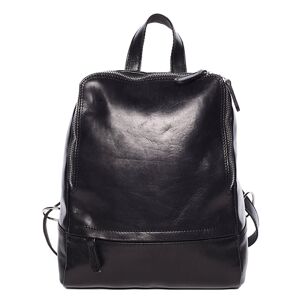 Kožený batoh Delami Wanda - černá