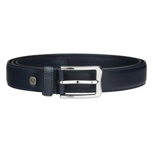 Kožený pánský modrý opasek Pierre Cardin 3100/30