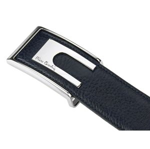 Modrý kožený pánský opasek Pierre Cardin Philippe