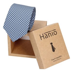Pánská hedvábná kravata Hanio Peter - modrá