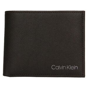 Pánská kožená peněženka Calvin Klein Bifold - hnědá