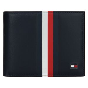 Pánská kožená peněženka Tommy Hilfiger Wulf - tmavě modrá