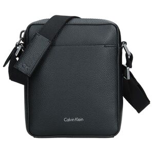 Pánská kožená taška přes rameno Calvin Klein Timi - černá