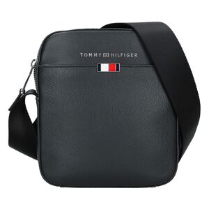 Pánská kožená taška přes rameno Tommy Hilfiger Pallo - černá