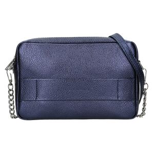 Trendy dámská kožená crossbody kabelka Facebag Ninas - modrá