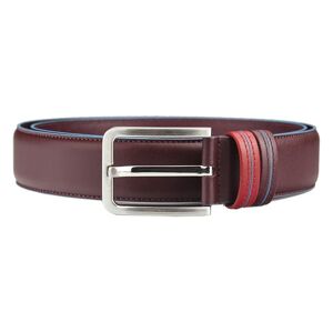 Vínový pánsky kožený opasek Pierre Cardin LG0104/35